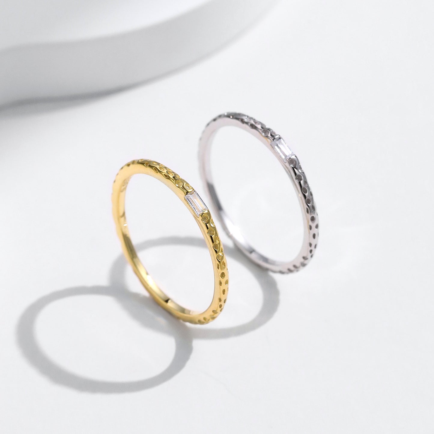 Planderful Everyday Genie Ring – Unique Geometric Zircon Design