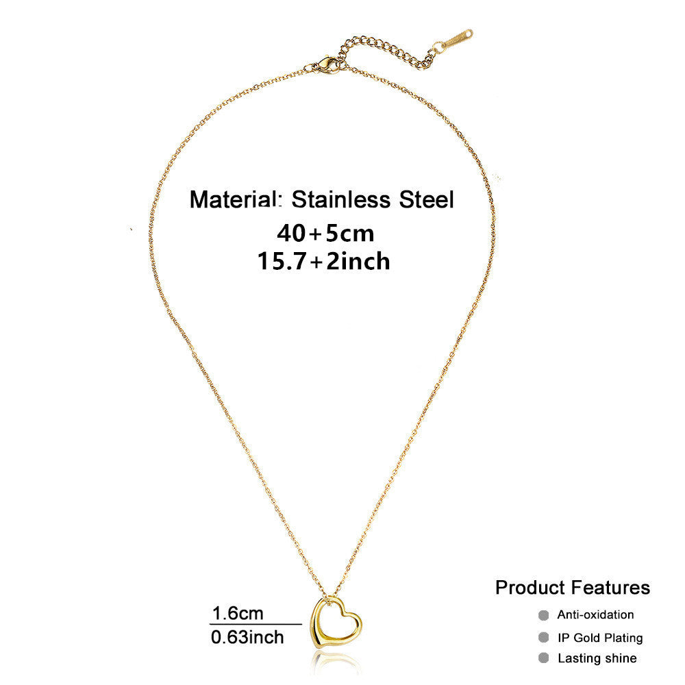 Planderful Jewelry Steel Necklace Minimalist Everyday Genie