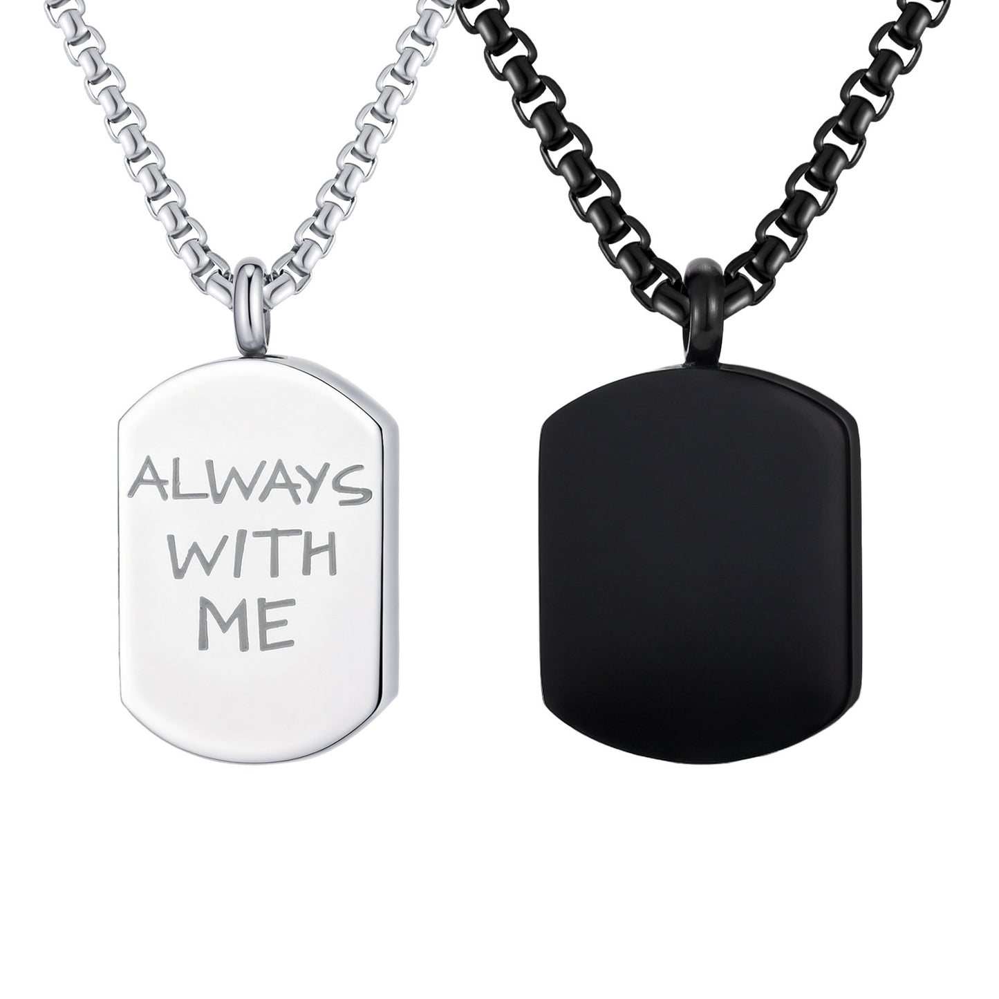 Planderful Elegant Titanium Steel Urn Necklace For Men