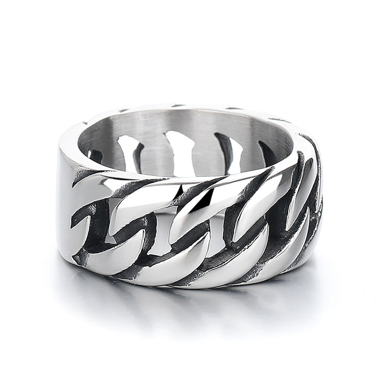 Steel Ring – Vintage Men's Ring For Everyday Wear