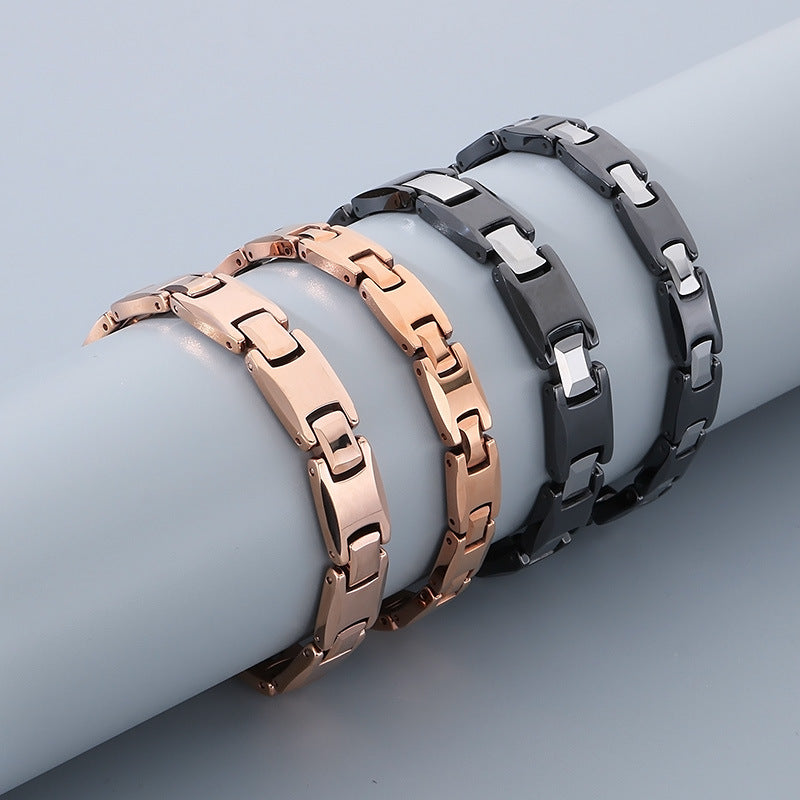 Planderful Magnetic Couple Bracelet Tungsten Steel Unisex
