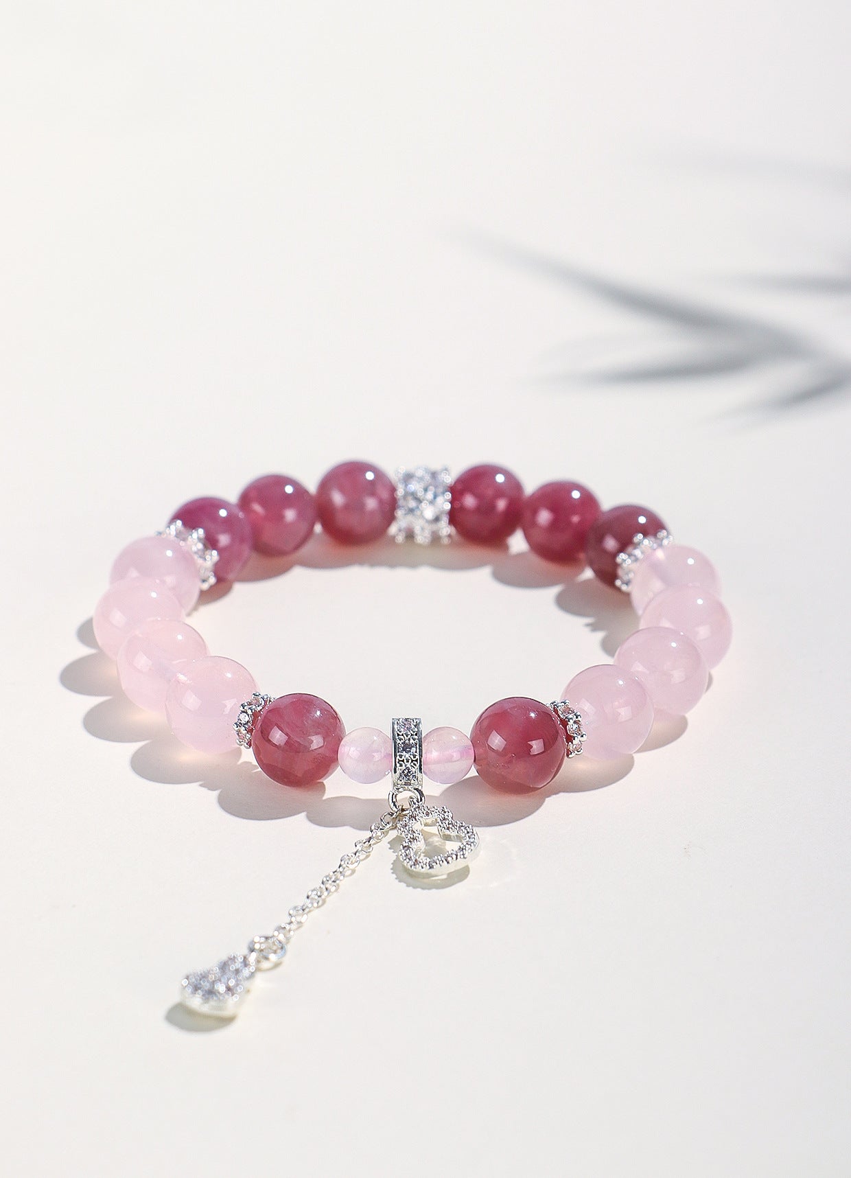 Planderful Fortune's Favor Bracelet – Elegant Pink Crystal Design