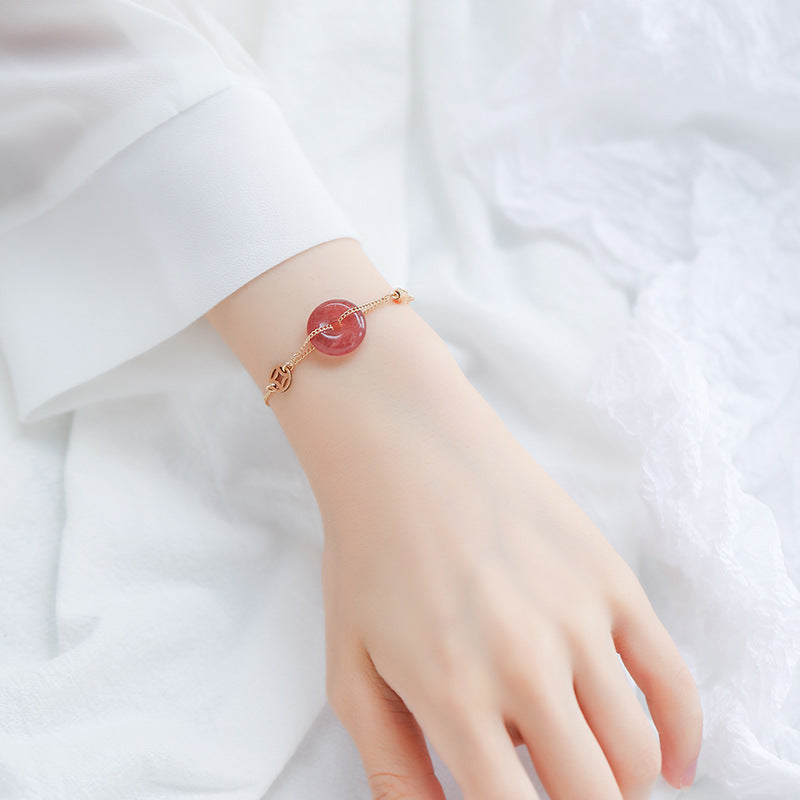 Fortune's Favor Sterling Silver Crystal Bracelet