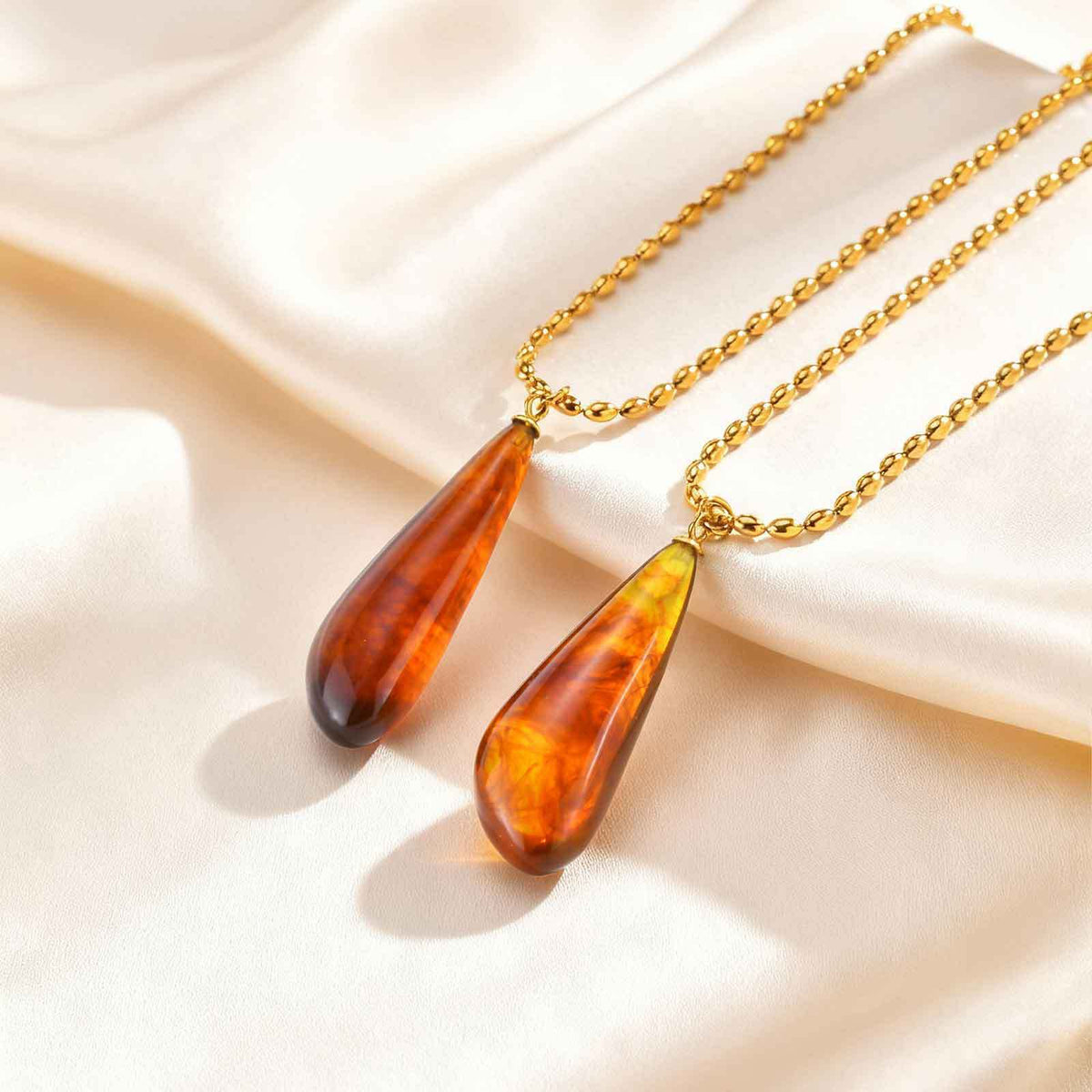 Vintage-Inspired Stainless Steel Jewelry — Necklace or Earrings