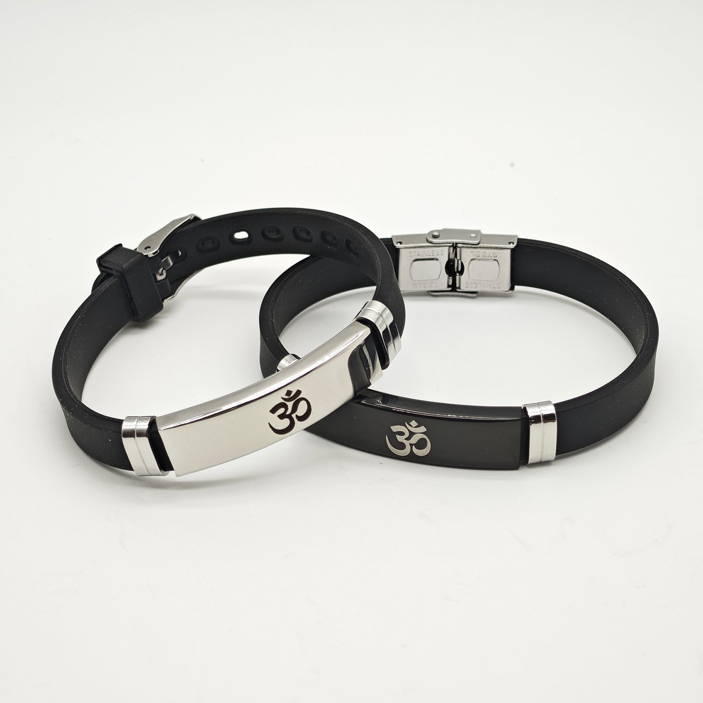 Planderful Everyday Genie Stainless Steel Bracelet Unisex Black For Men Women Statement Piece