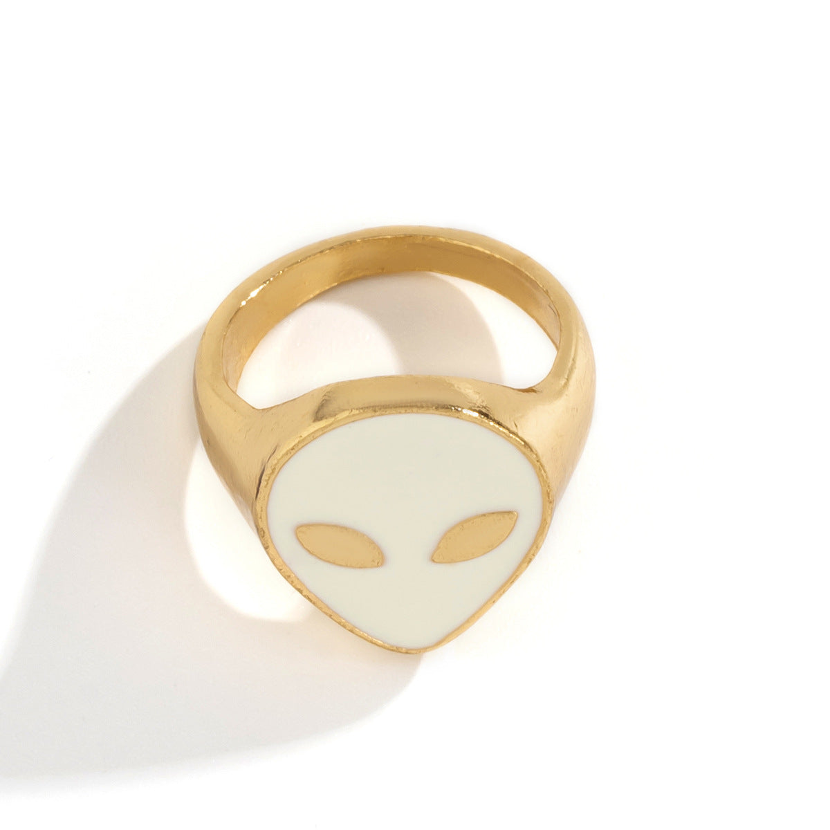 Trendy Heart & Smiley Face Ring - Vienna Verve Collection