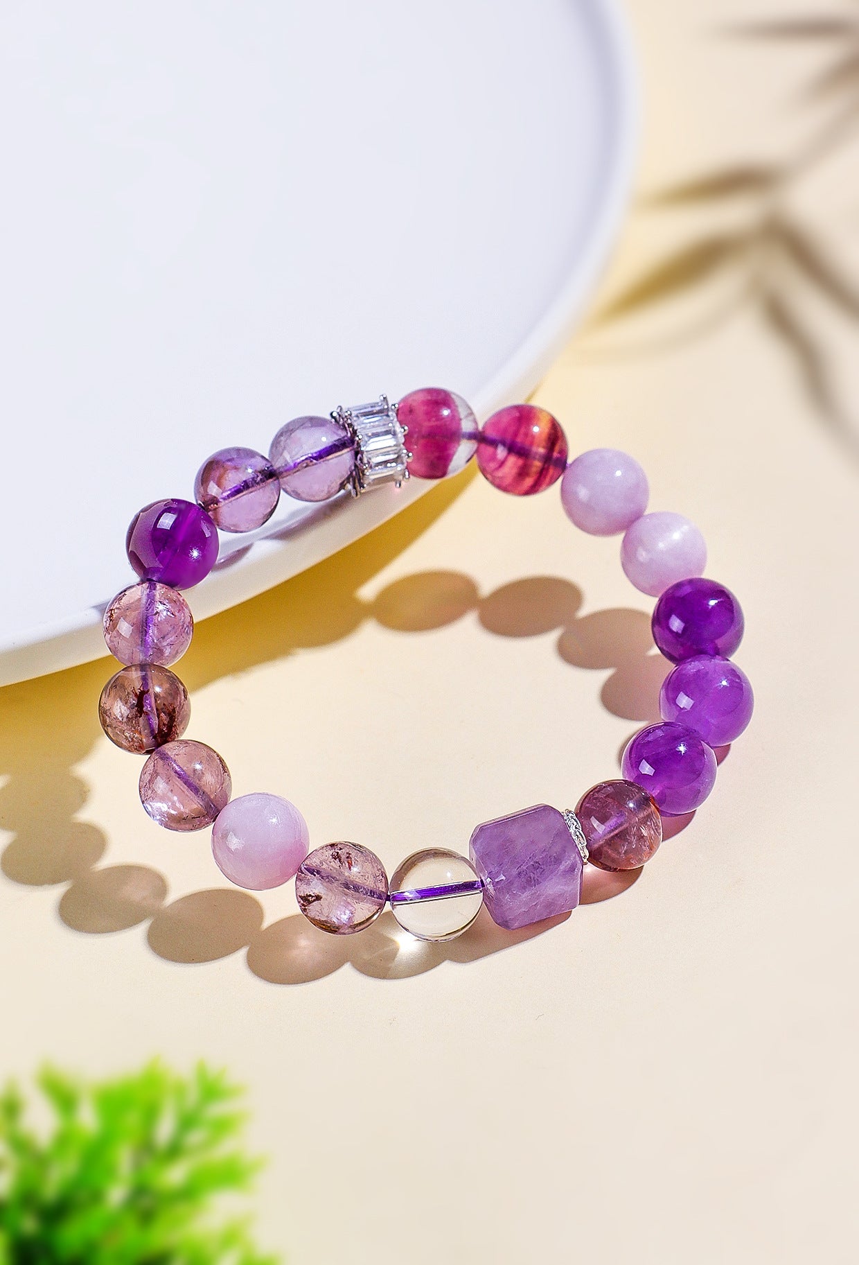 Planderful Fortune's Favor Amethyst Bracelet – Elegant Dreamy Design