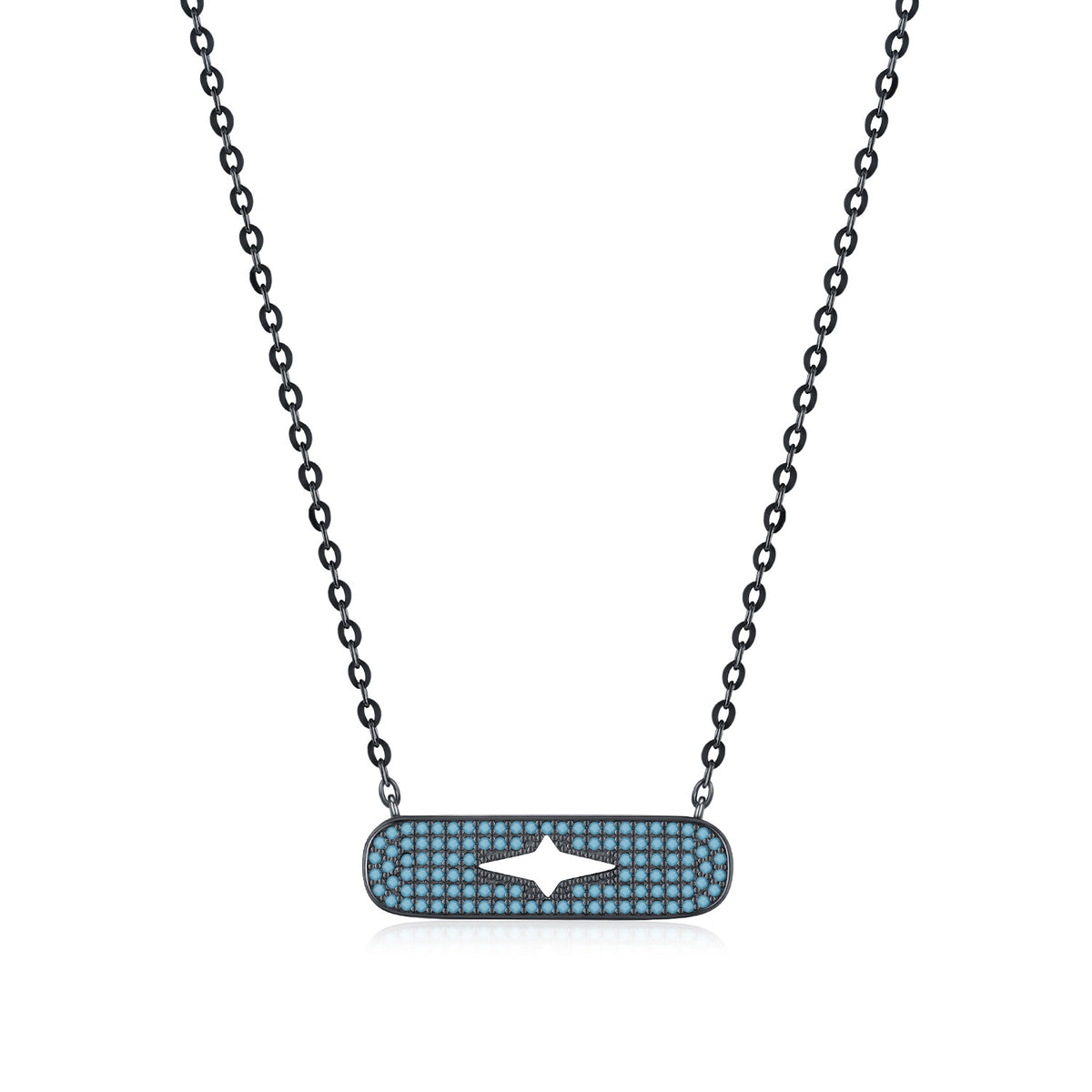 925 Sterling Silver Turquoise Necklace