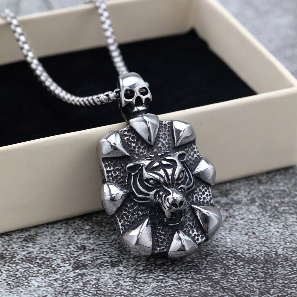 Punk Vintage Stainless Steel Men's Pendant Necklace