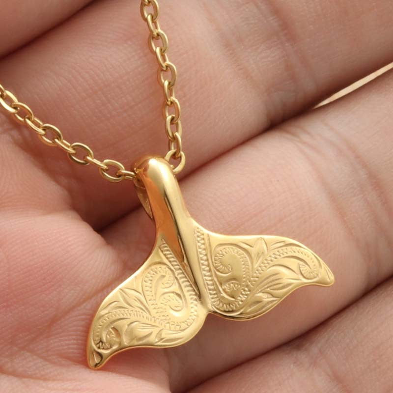 Directly From The Manufacturer Titanium Steel Fishtail Pendant