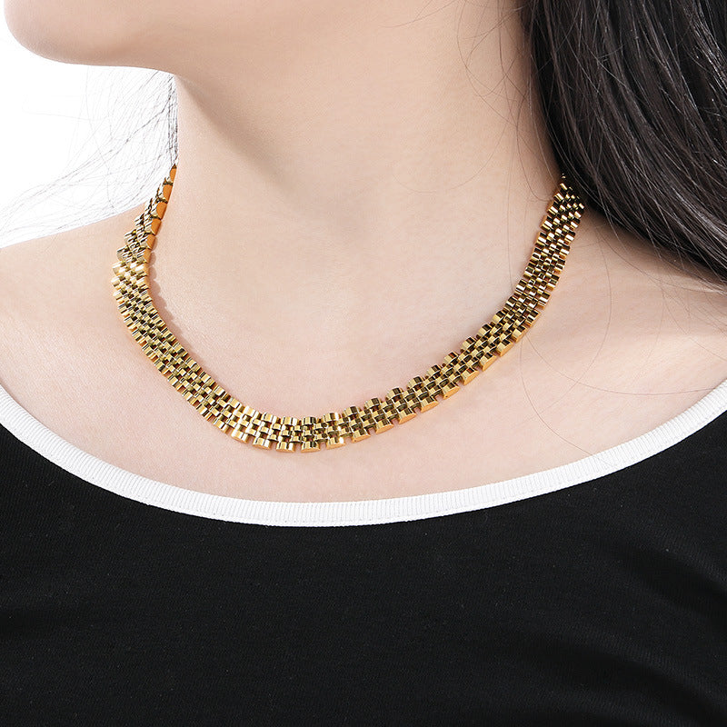 Planderful Glossy Hip Hop 10mm Five Row Chain For Men