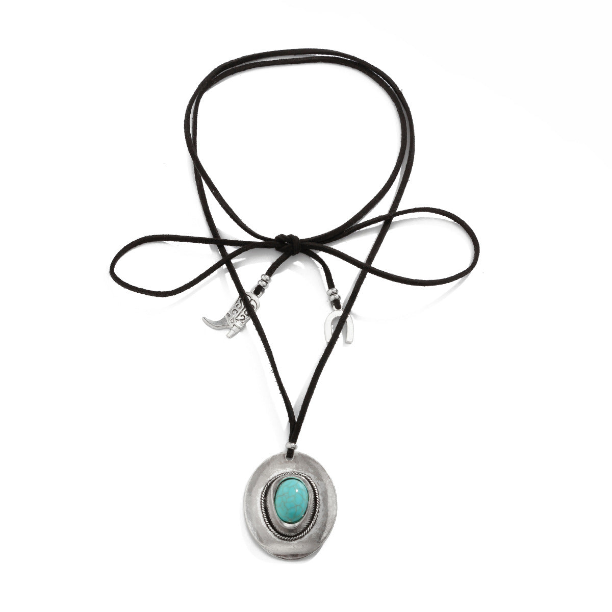 Planderful Vienna Verve Necklace – Retro-Inspired Turquoise Choker Design