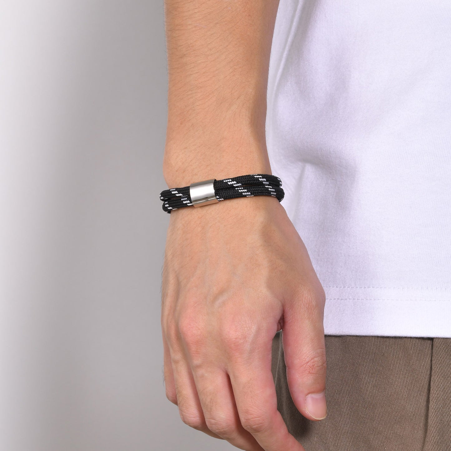 Men's Jewelry Wholesale Stainless Steel Milan Rope Bracelet