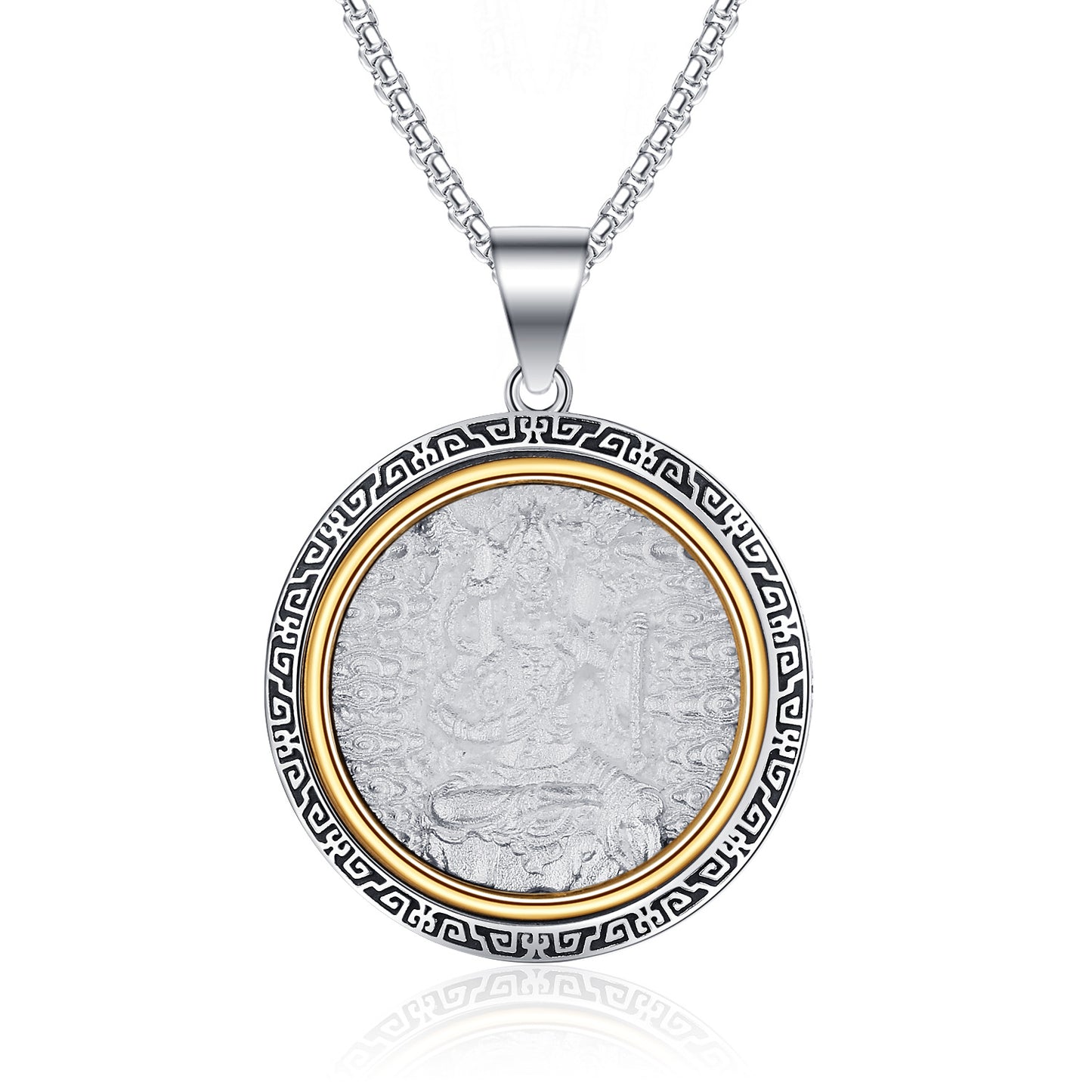 Stainless Steel Necklace – Dainty Zodiac Buddha Charms