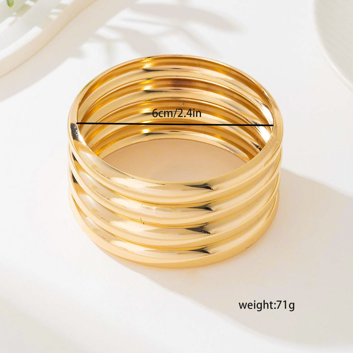 Planderful Vienna Verve Bracelet – Exaggerated Metal Geometric Design