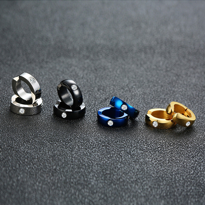 Stainless Steel Earrings — Singles or Blue Pair