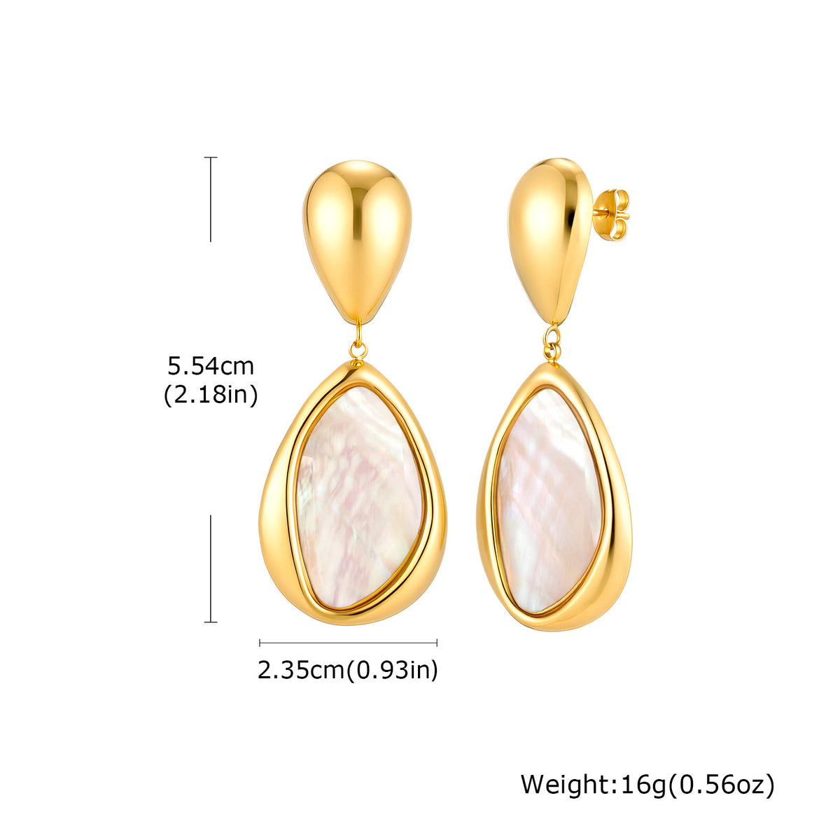 Modern Stainless Steel Earrings — Multiple Styles