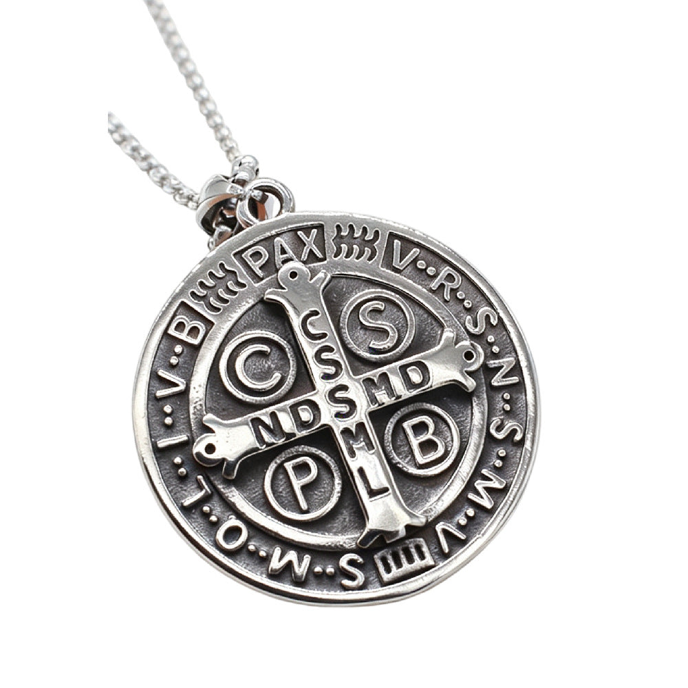 Stainless Steel Cross Pendant Unisex Protection Statement CPBS Punk Street Style Planderful