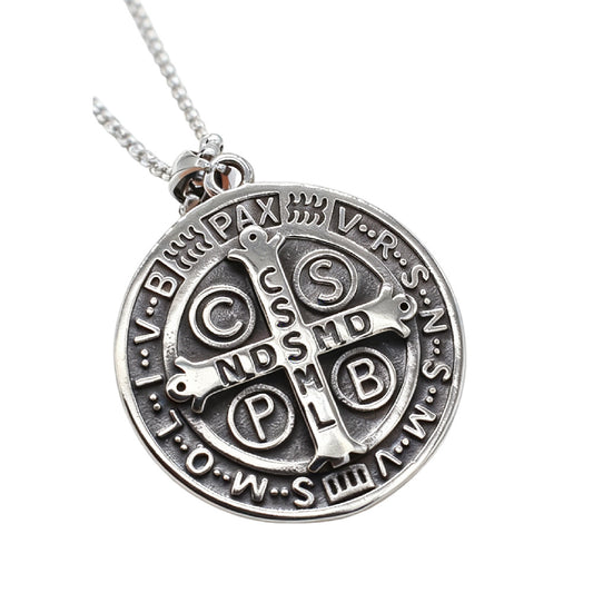 Stainless Steel Cross Pendant Unisex Protection Statement CPBS Punk Street Style Planderful
