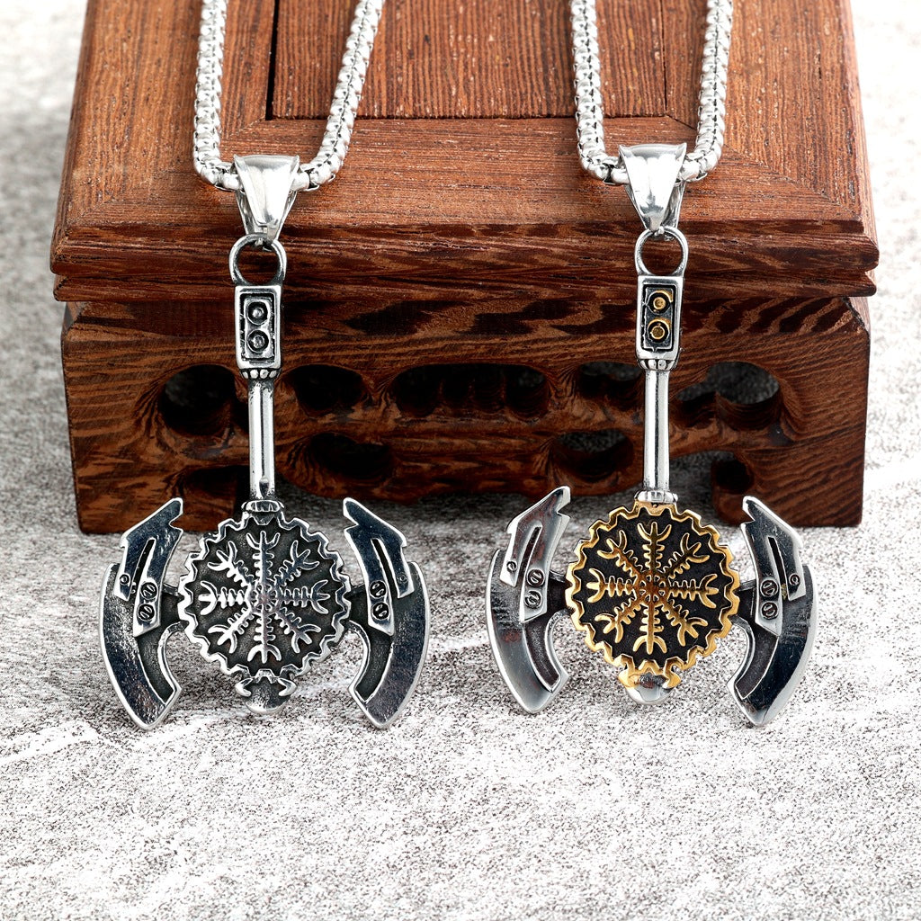 Viking Ebay Stainless Steel Pendant Necklace