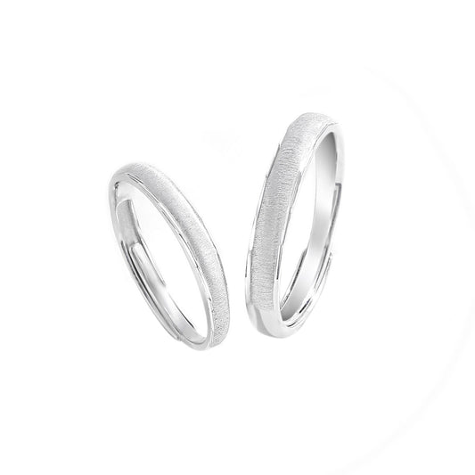 Planderful Everyday Genie – Galaxy 925 Sterling Silver Couple Ring Light Luxury Adjustable Valentine’s Day Gift