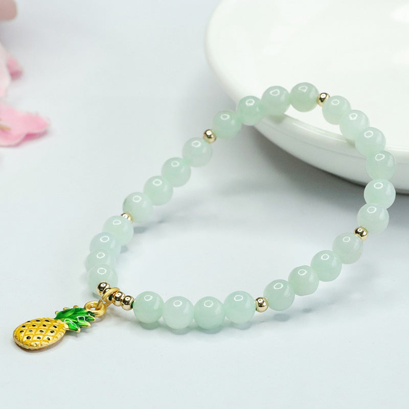 Jadeite Round Bead Style 5 Bracelet