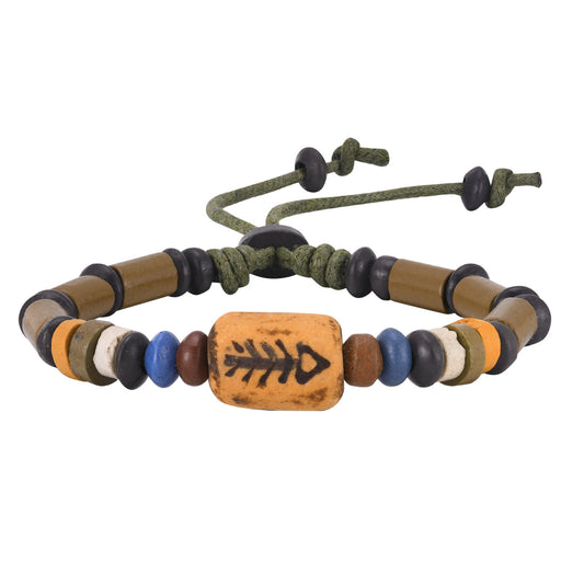 Trendy Series Hemp Rope Bracelet Woven Retro Couple Jewelry