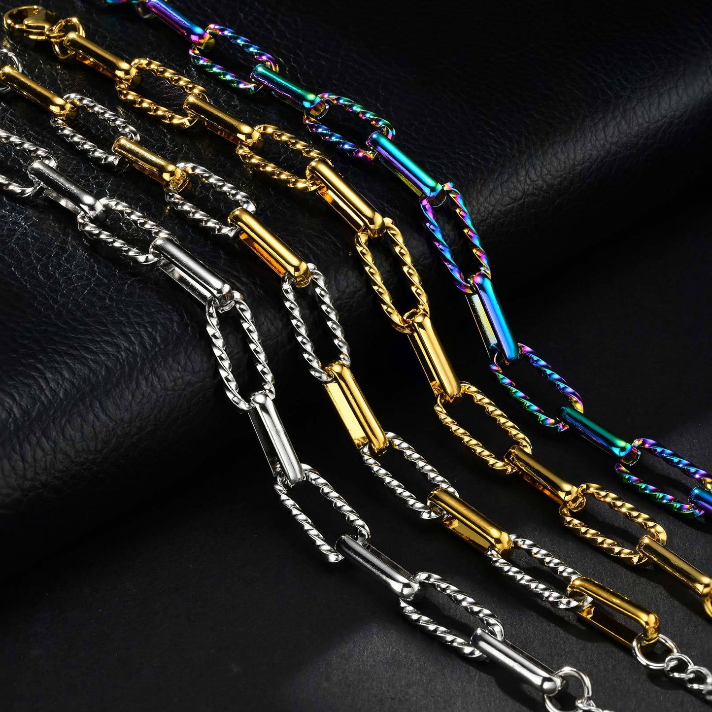 Stainless Steel Chain Bracelet Handmade For Men Planderful