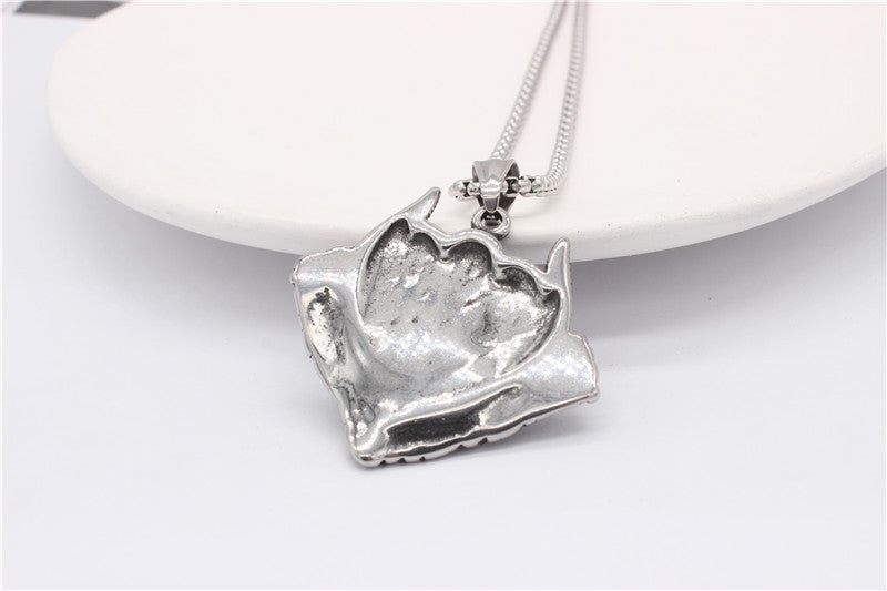 Titanium Steel Pendant Unisex Retro Protective Symbols Devils Eye Bulls Eye Planderful