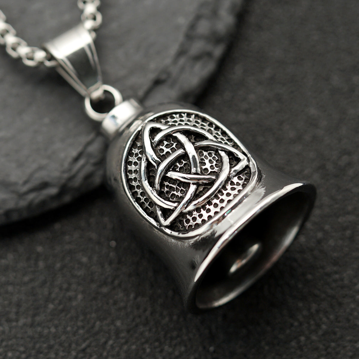 Vintage Viking Stainless Steel Pendant Necklace