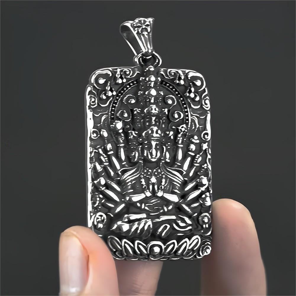 Vintage Buddhist Zodiac Pendant Necklace
