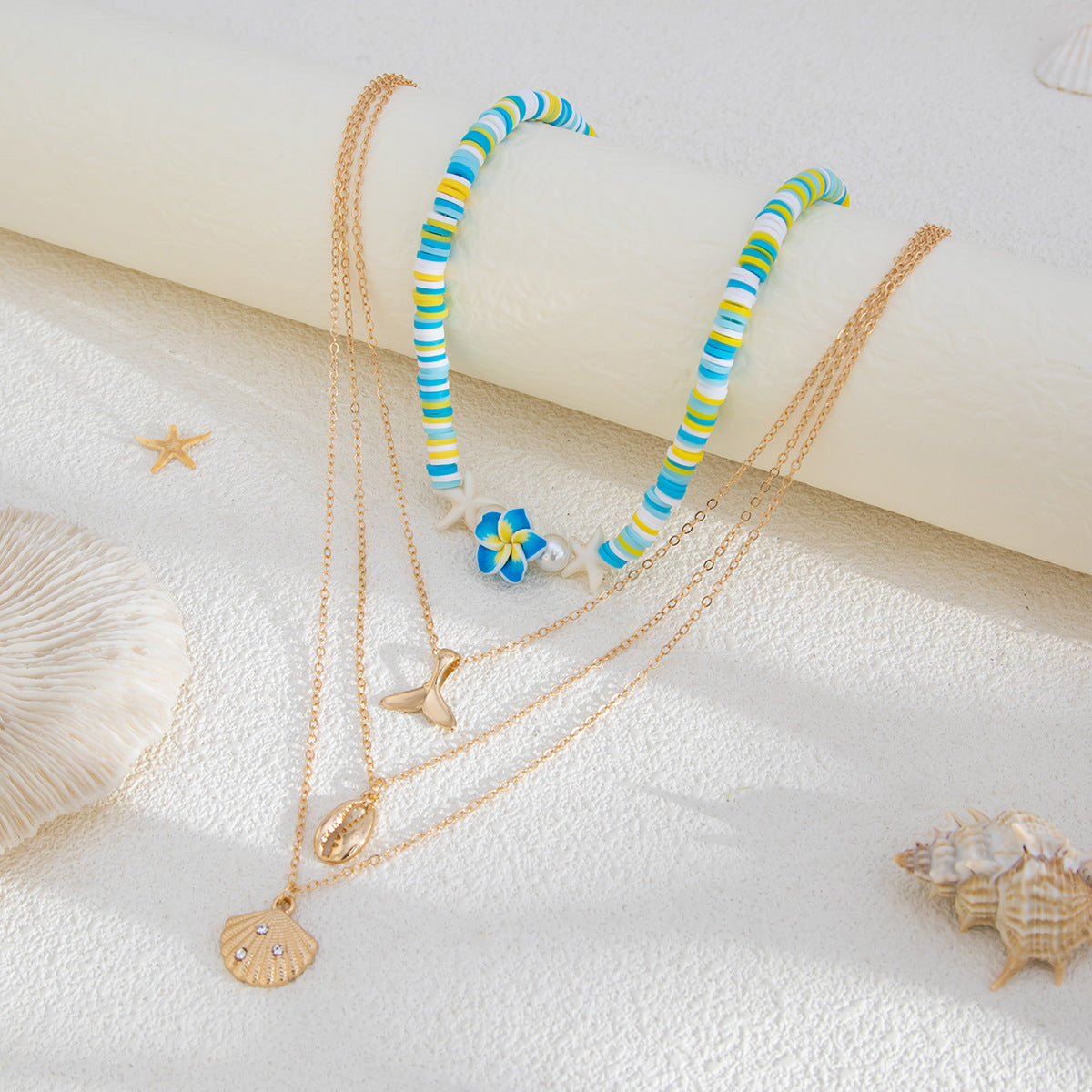 Planderful Vienna Verve Necklace – Multi-Layer Ocean Style Design