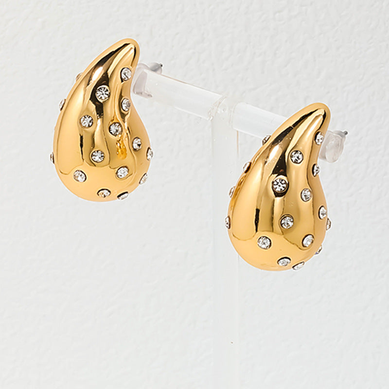 Luxurious Water Droplet Earrings - Vienna Verve Collection