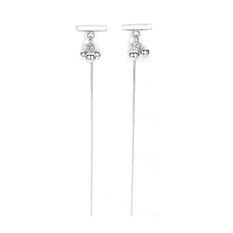 Minimalist Korean 925 Sterling Silver Women's Earrings
