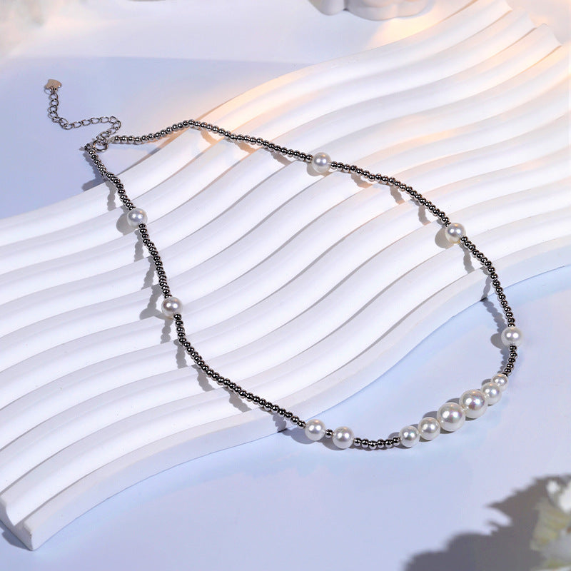S925 Sterling Silver Freshwater Pearl Necklace