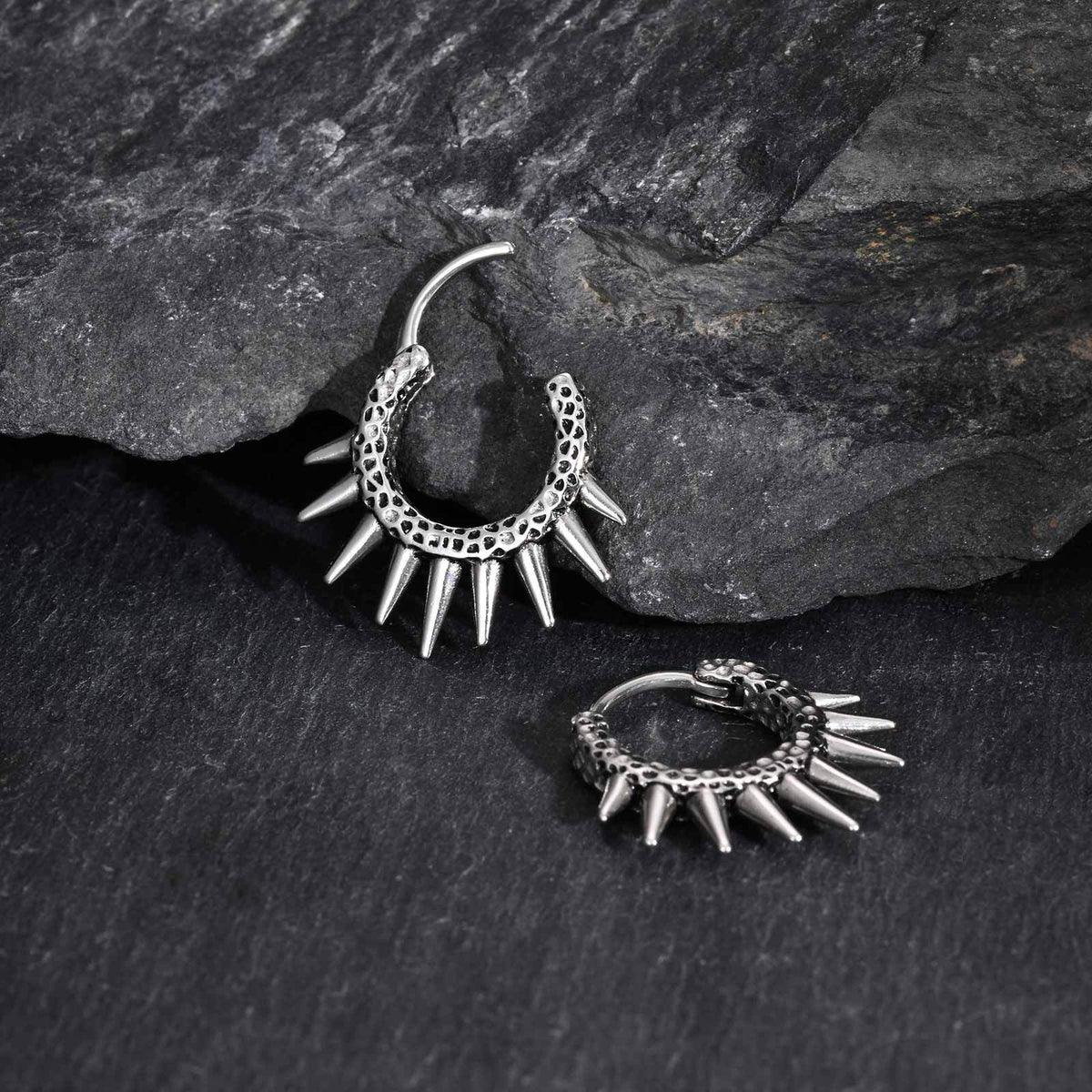 Stainless Steel Punk Earrings