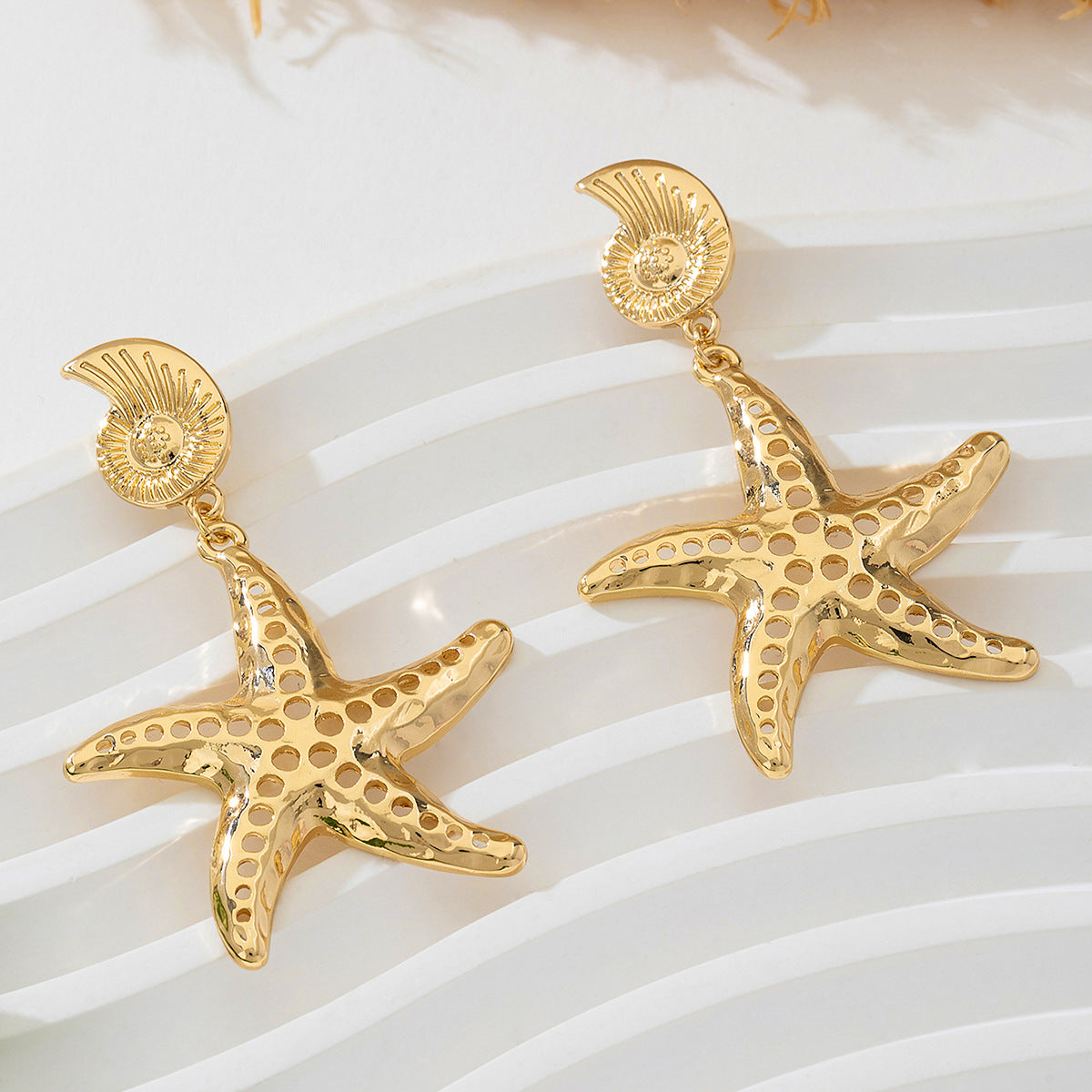 Planderful Vienna Verve Earrings – Fashionable Retro Metal Design