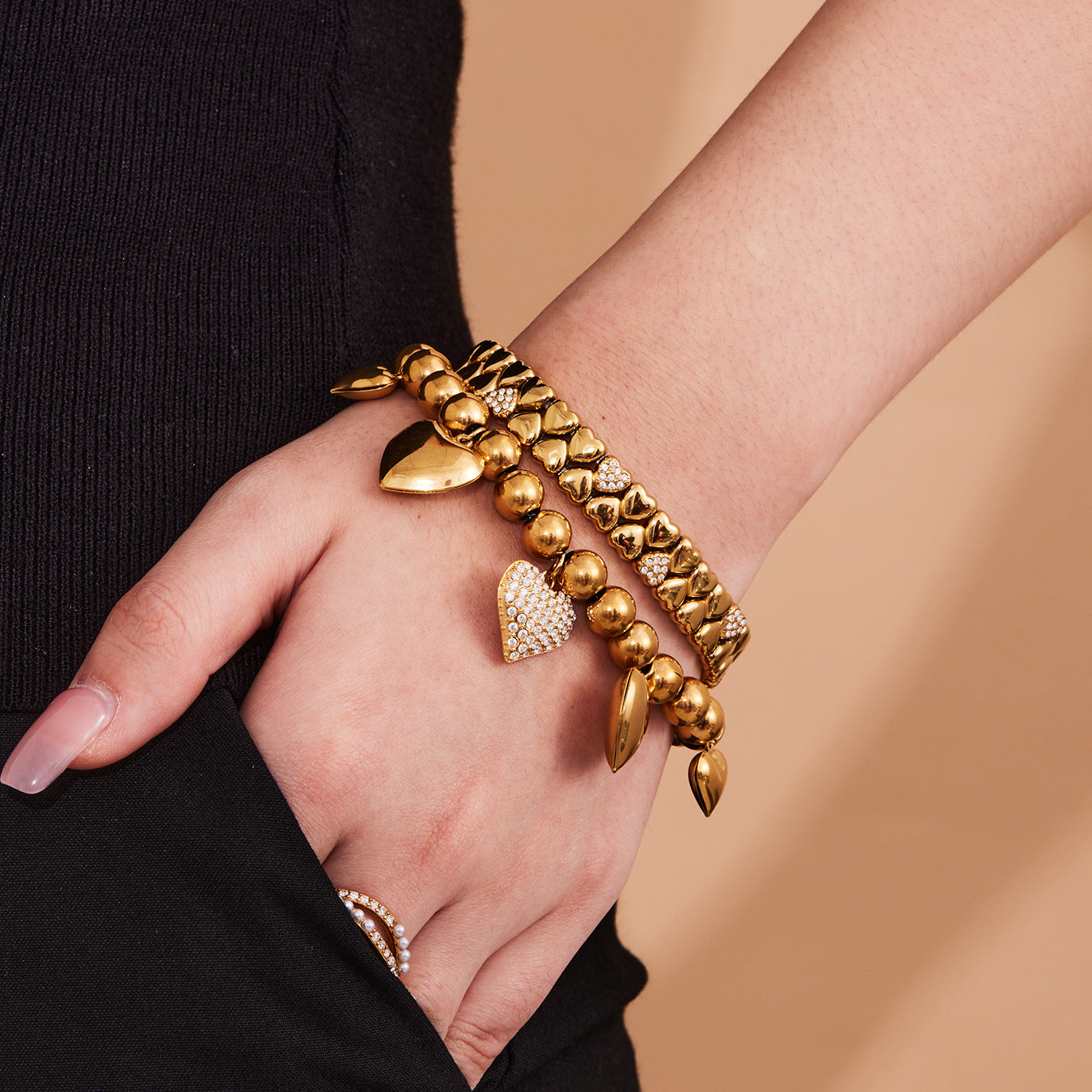 Planderful Everyday Genie Zircon Love Beaded Bracelet Women