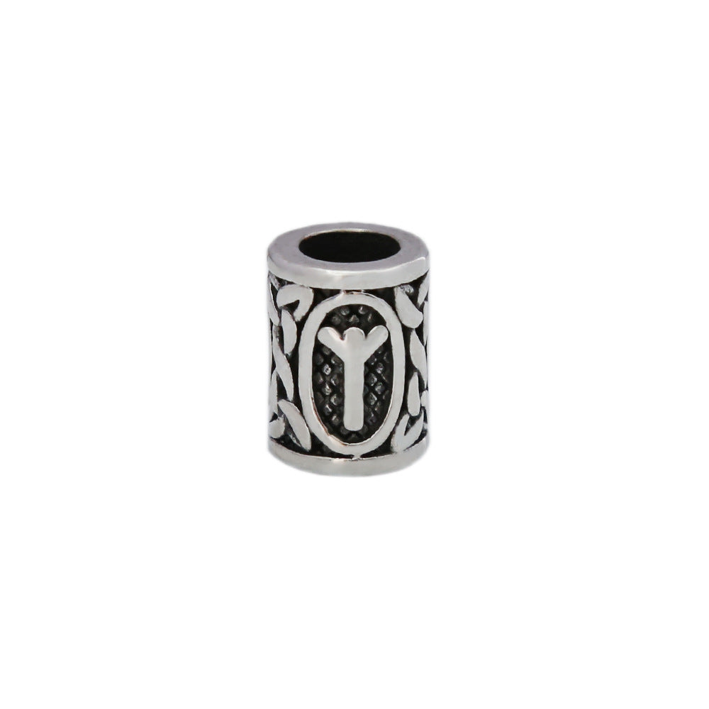 New Retro Stainless Steel Beads Viking Luhn Accessories Wholesale for Men