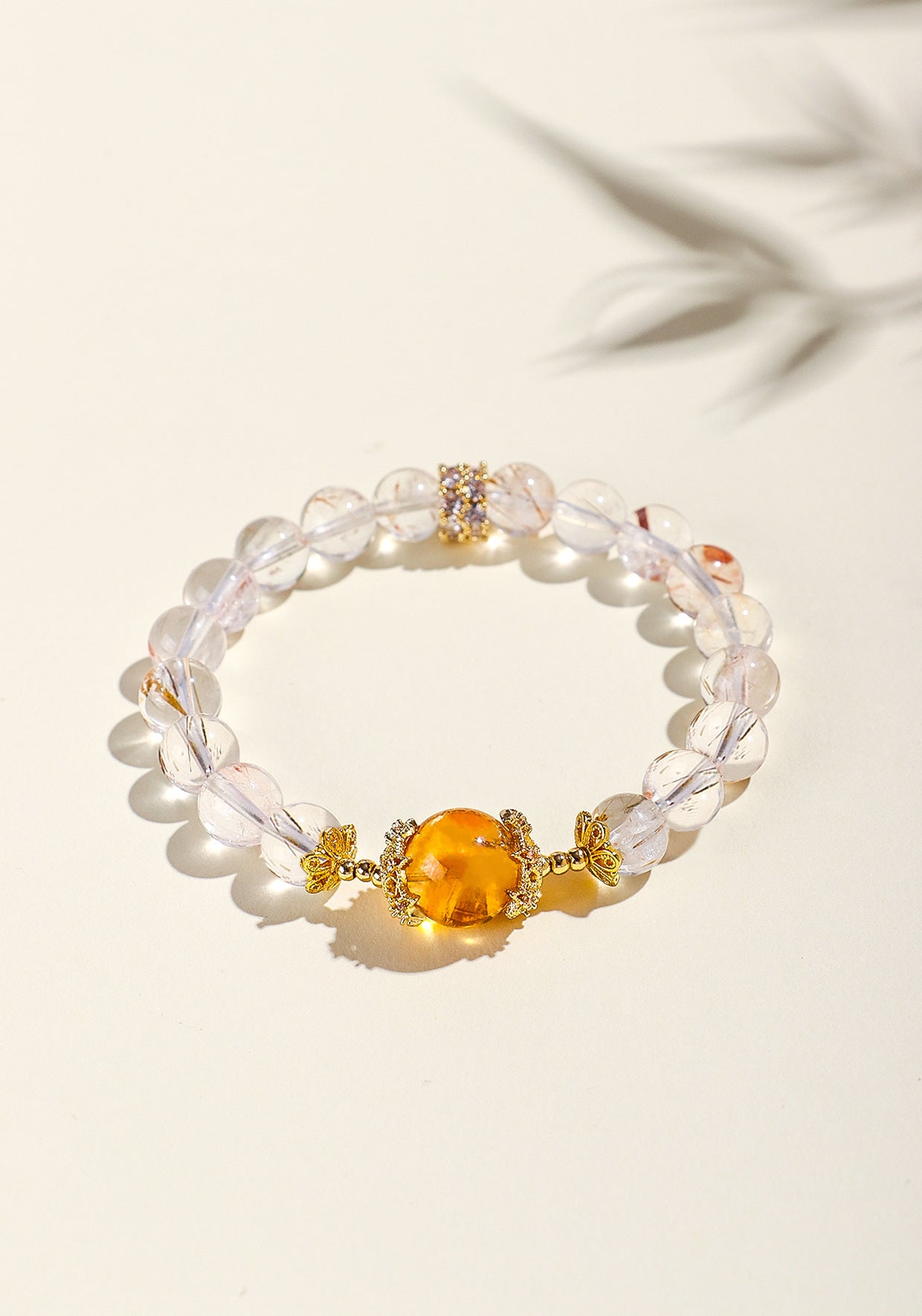 Planderful Fortune's Favor Bracelet – High-End Citrine and Super Seven Design