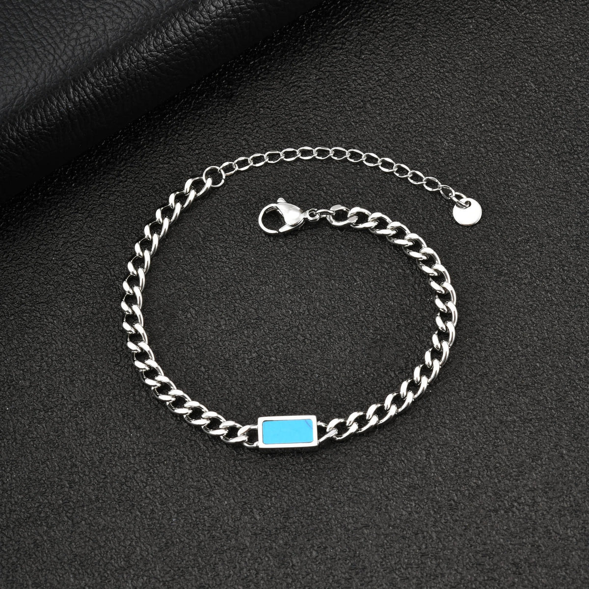 Turquoise Stainless Steel Bracelet