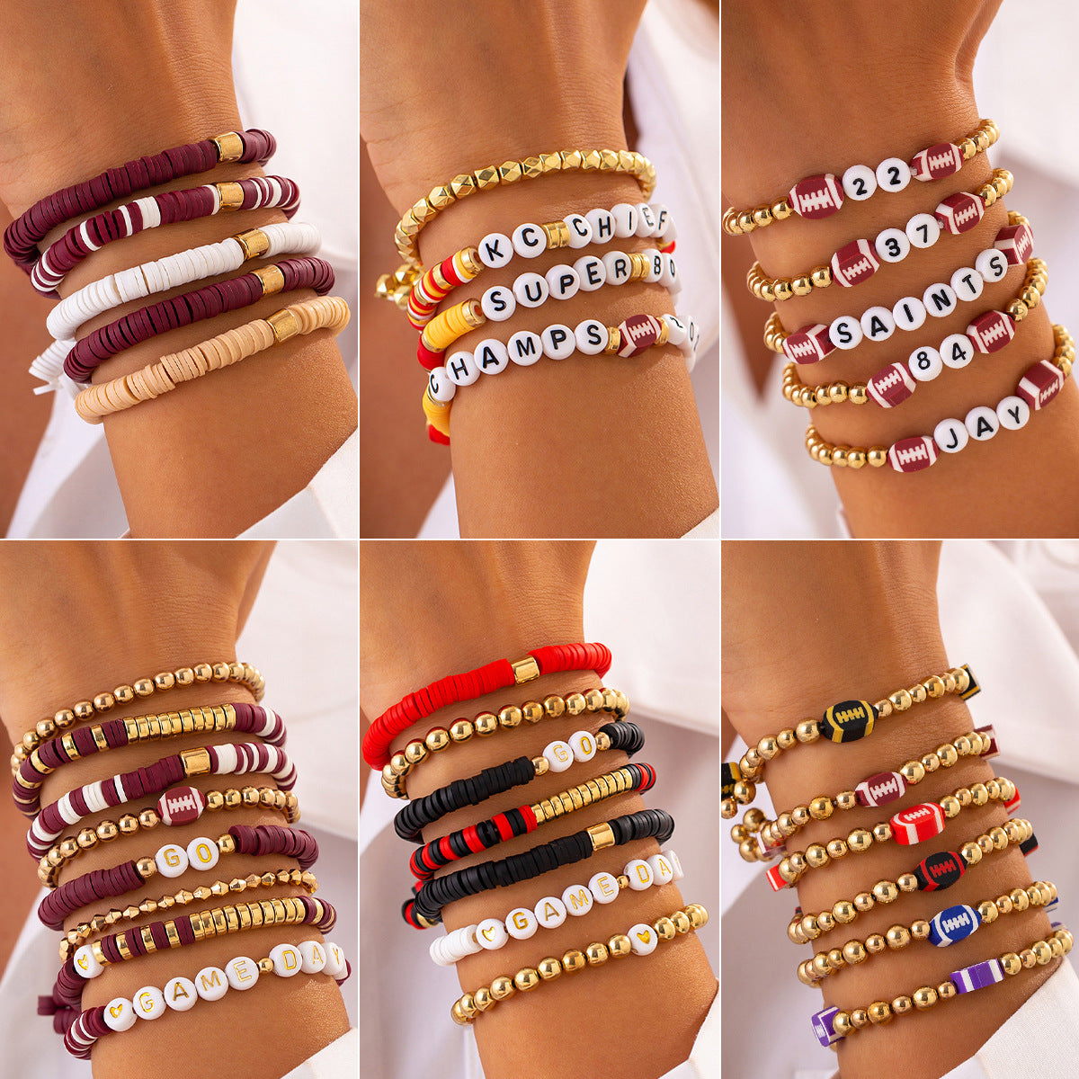 Planderful Vienna Verve Bracelet – Creative Super Bowl Sports Design