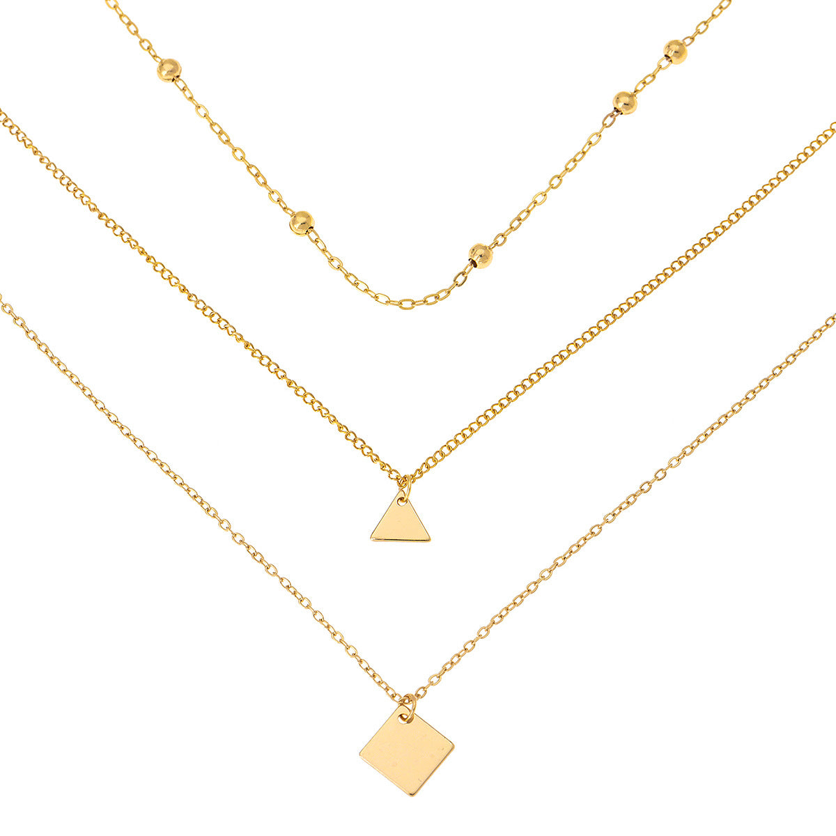 Planderful Vienna Verve Necklace – Stylish Multi-Layer Design