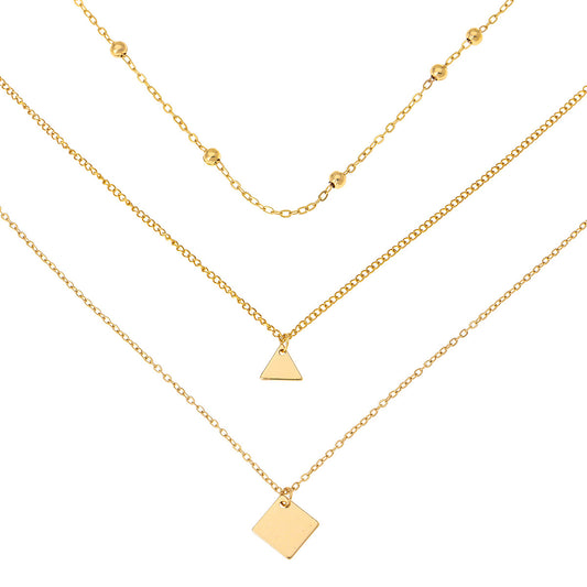 Planderful Vienna Verve Necklace – Stylish Multi-Layer Design