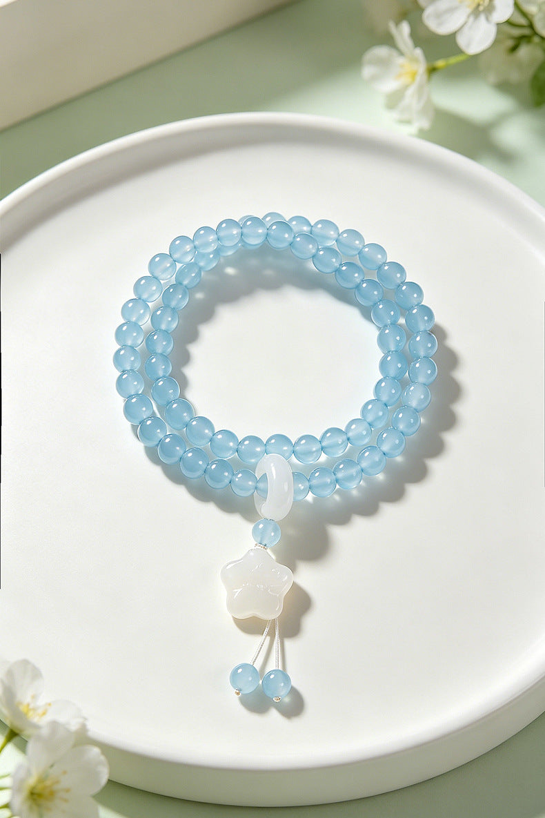 Amethyst Rose Quartz Agate Bracelet