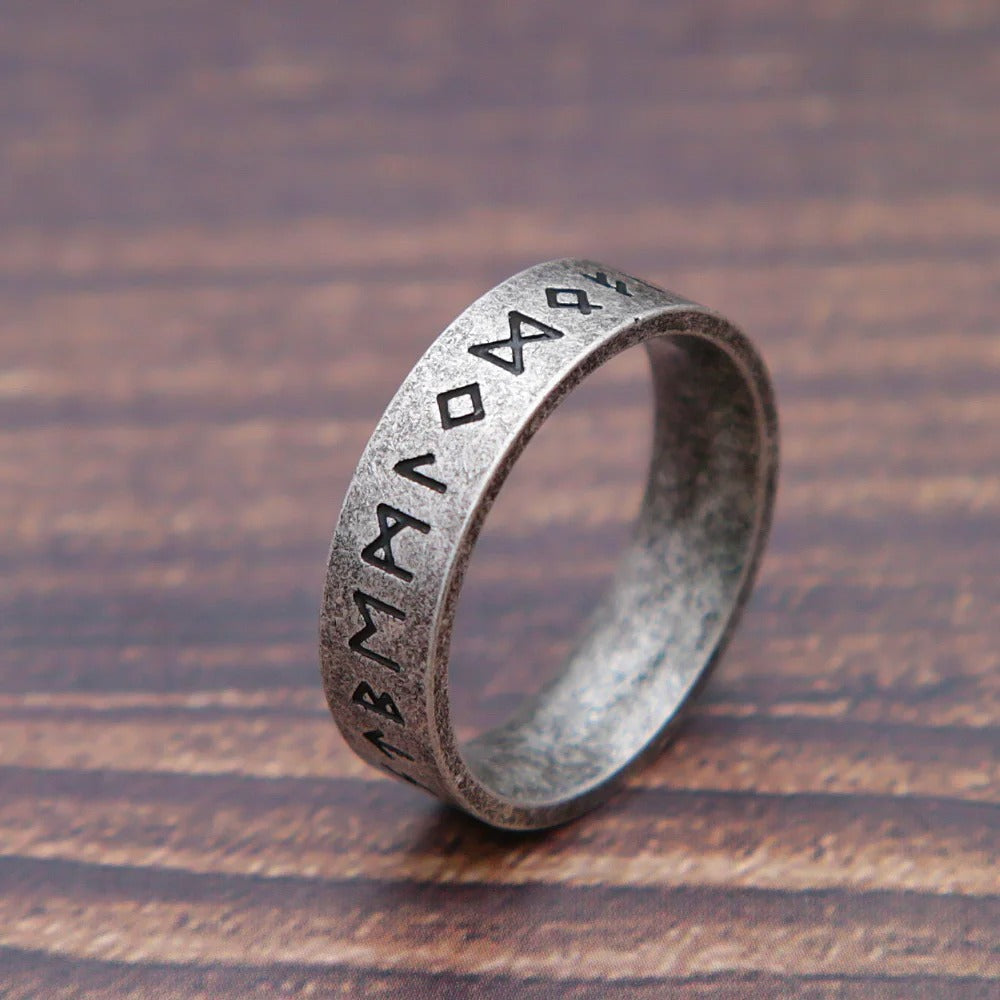 Vintage Viking Stainless Steel Men's Ring