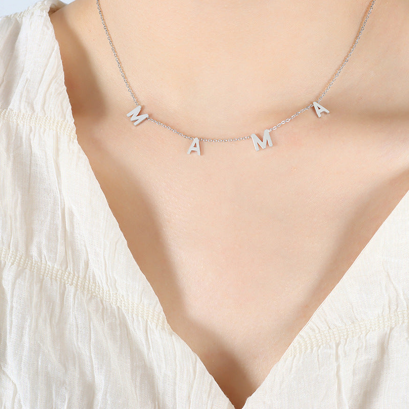 Golden Mama Pendant Necklace - Stylish Mother's Day Gift for Women