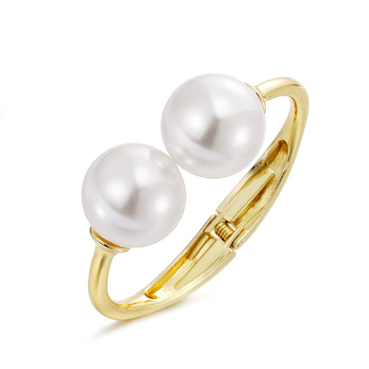 European Style Pearl Statement Bracelet - Vienna Verve Collection