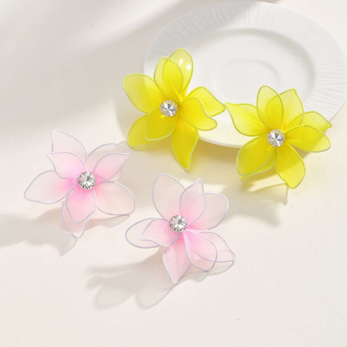 Zircon Floral Earrings