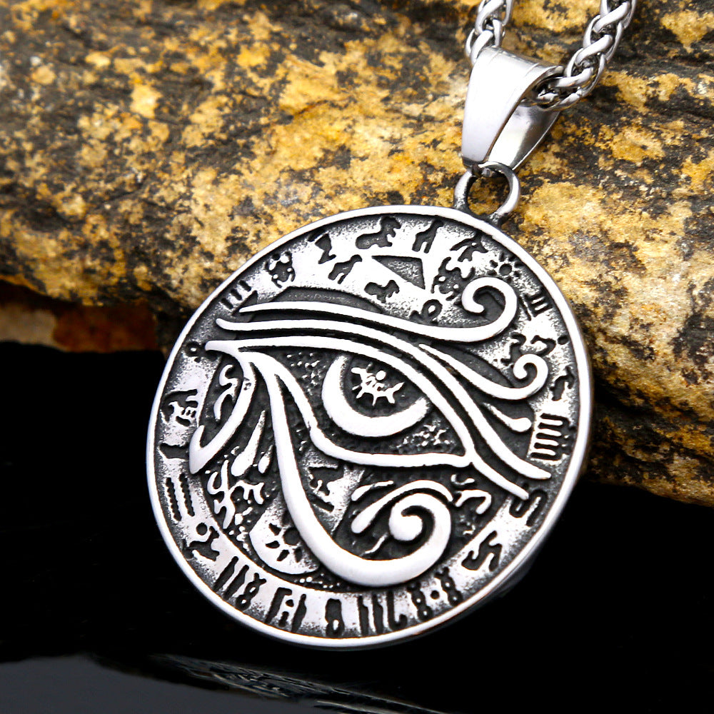 Cross-Border Amazon Vintage Egyptian Pharaoh's Eye Necklace